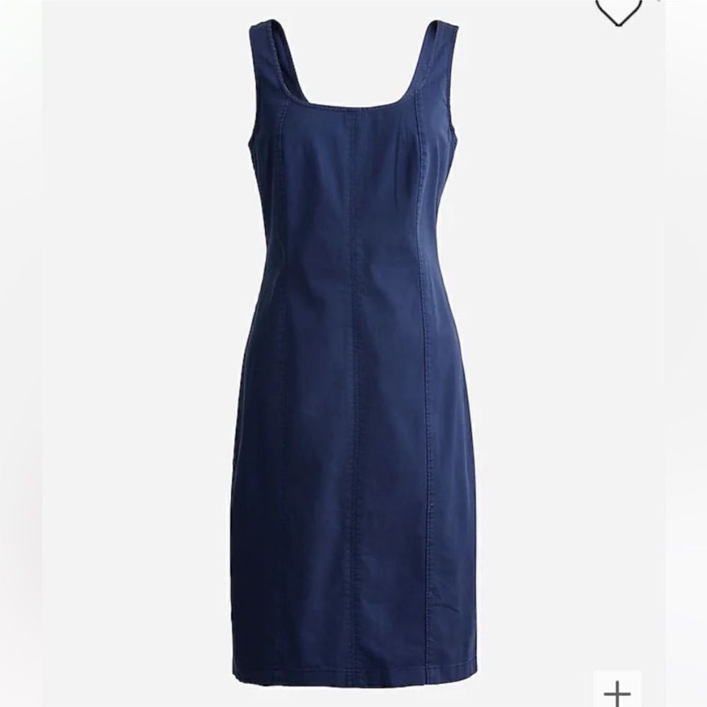 NWT J. Crew Fitted lightweight chino dress Size 8
